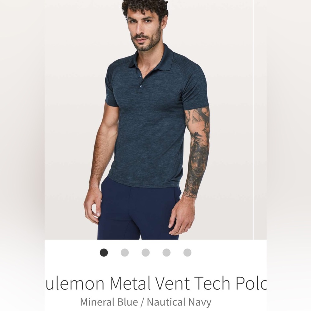 Lululemon Metal Vent Tech Polo Shirt